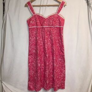 Lilly Pulitzer Pink Floral Dress